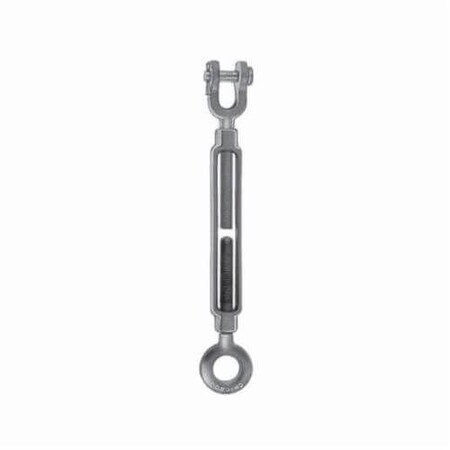Class H Turnbuckle, 34In , 5200Lb Working, 9In Take Up, 1834In L Close, Drop Forged Steel